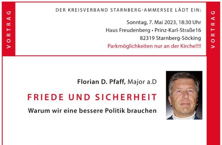 Vortrag Major a.D. Florian Pfaff